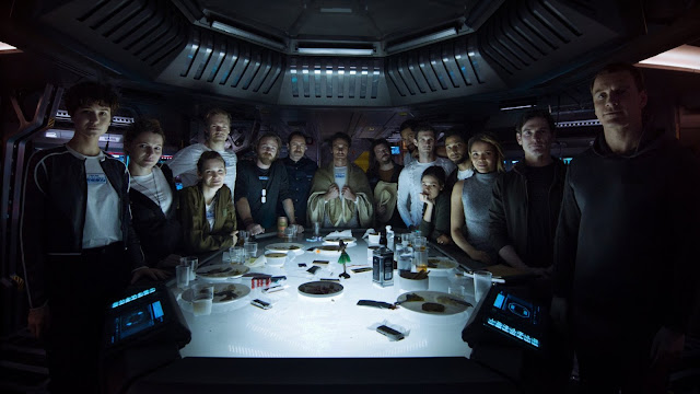 James Franco e Michael Fassbender nella foto del cast di ‘ALIEN: COVENANT’