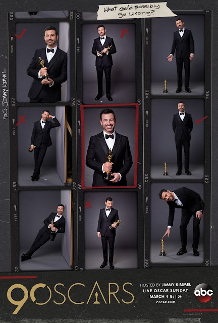 Jimmy Kimmel è il protagonista del poster ufficiale dei 90esimi Academy Awards