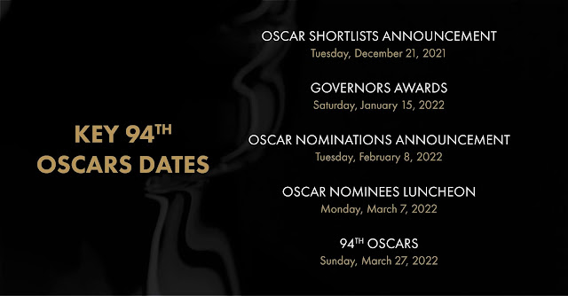 Oscar 2022: la cerimonia di premiazione è fissata per domenica 27 marzo