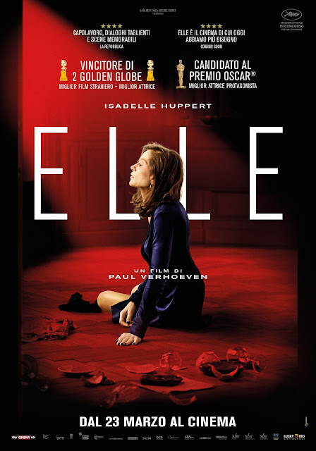 Trailer e poster italiano per ‘ELLE’ con la candidata all’Oscar Isabelle Huppert