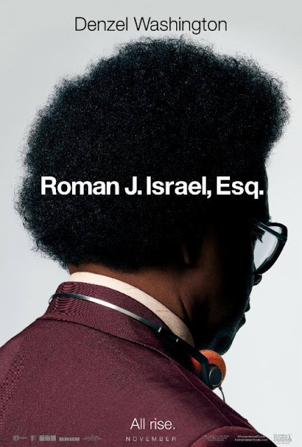 Nuove immagini e poster per ‘Roman J. Israel Esq.’ con Denzel Washington