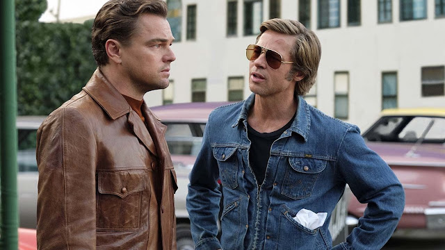 ‘C’era una volta a Hollywood’, Leonardo DiCaprio e Brad Pitt in una scena del film