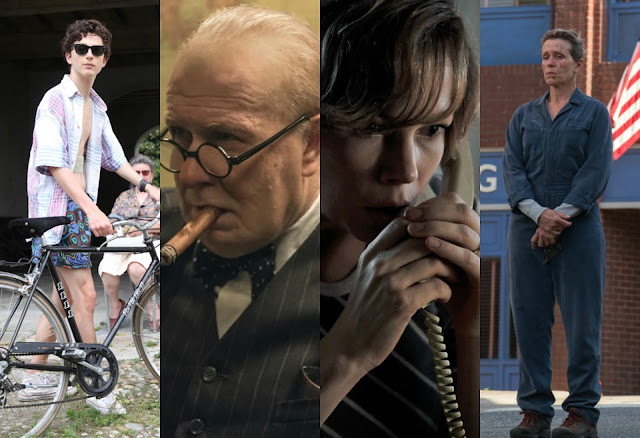 Gennaio al cinema: ‘Chiamami col tuo nome’, ‘L’ora più buia’ e ‘Tre manifesti’ tra gli imperdibili