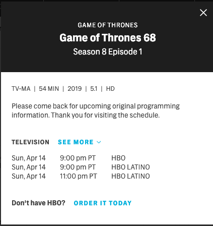 ‘Il trono di spade’, ecco la durata dei primi due episodi della stagione finale