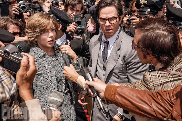 Mark Wahlberg e Michelle Williams nella prima immagine ufficiale di ‘All the Money in the World’ di Ridley Scott