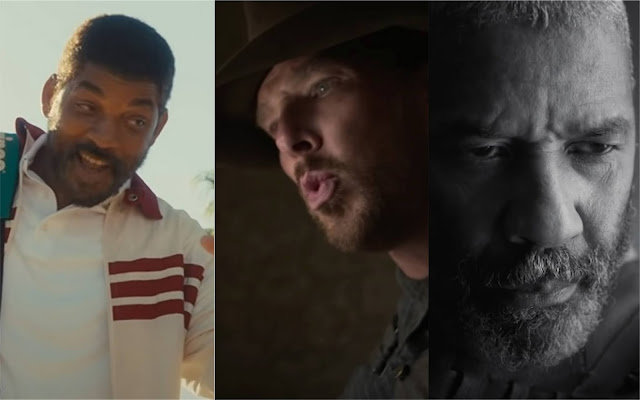 Oscar 2022  |  La sfida per il miglior attore è tra Will Smith, Benedict Cumberbatch e Denzel Washington